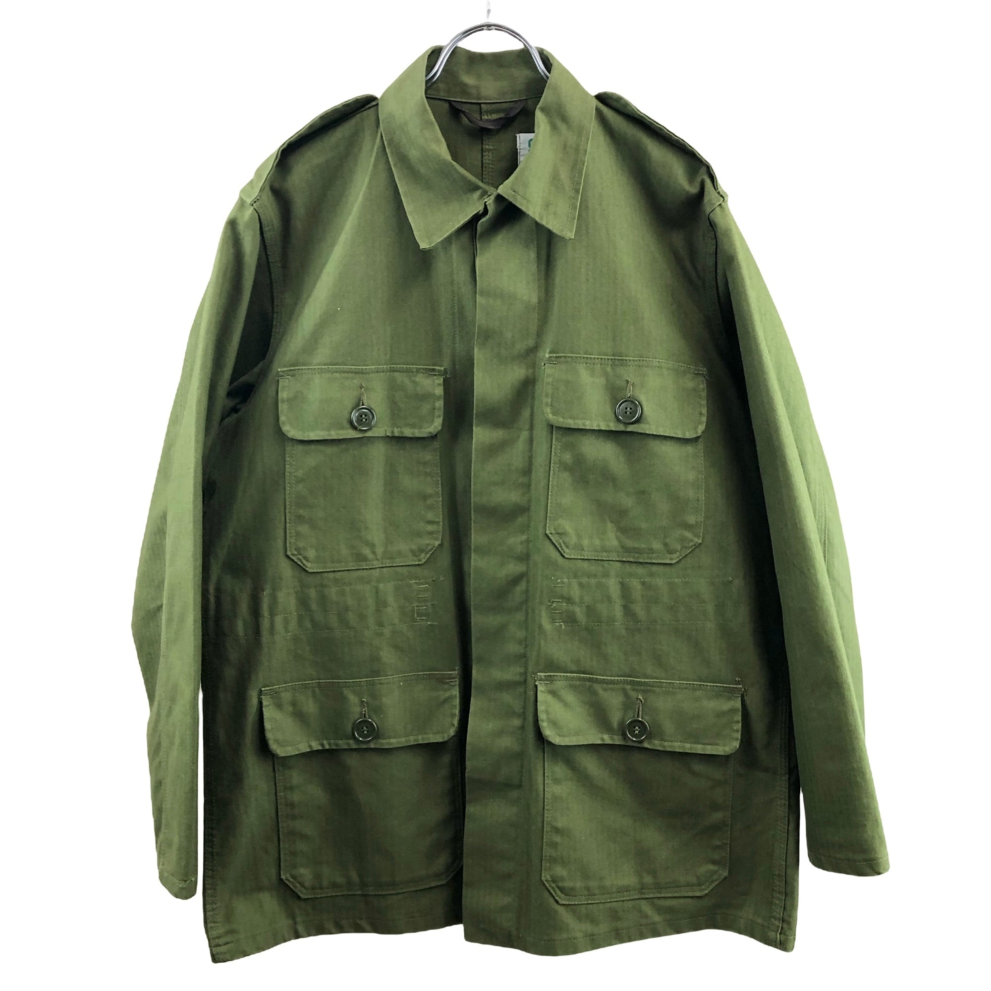 デンマーク軍』 ヘリンボーン ミリタリー ジャケットUSED 古着 vintage