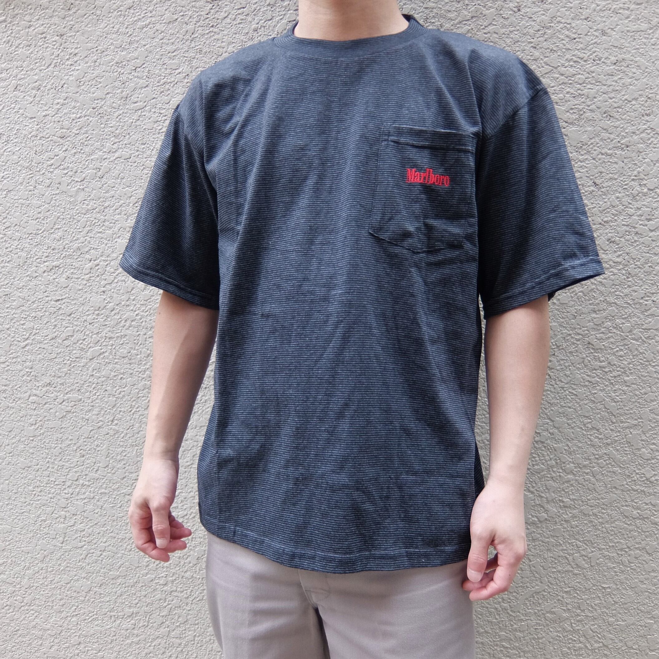Marlboro Border Tshirts／マルボロ ボーダー Tシャツ | BIG TIME