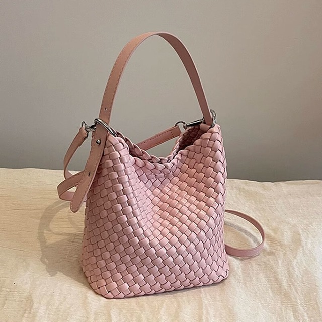 全5色/Woven bucket bag　B3000