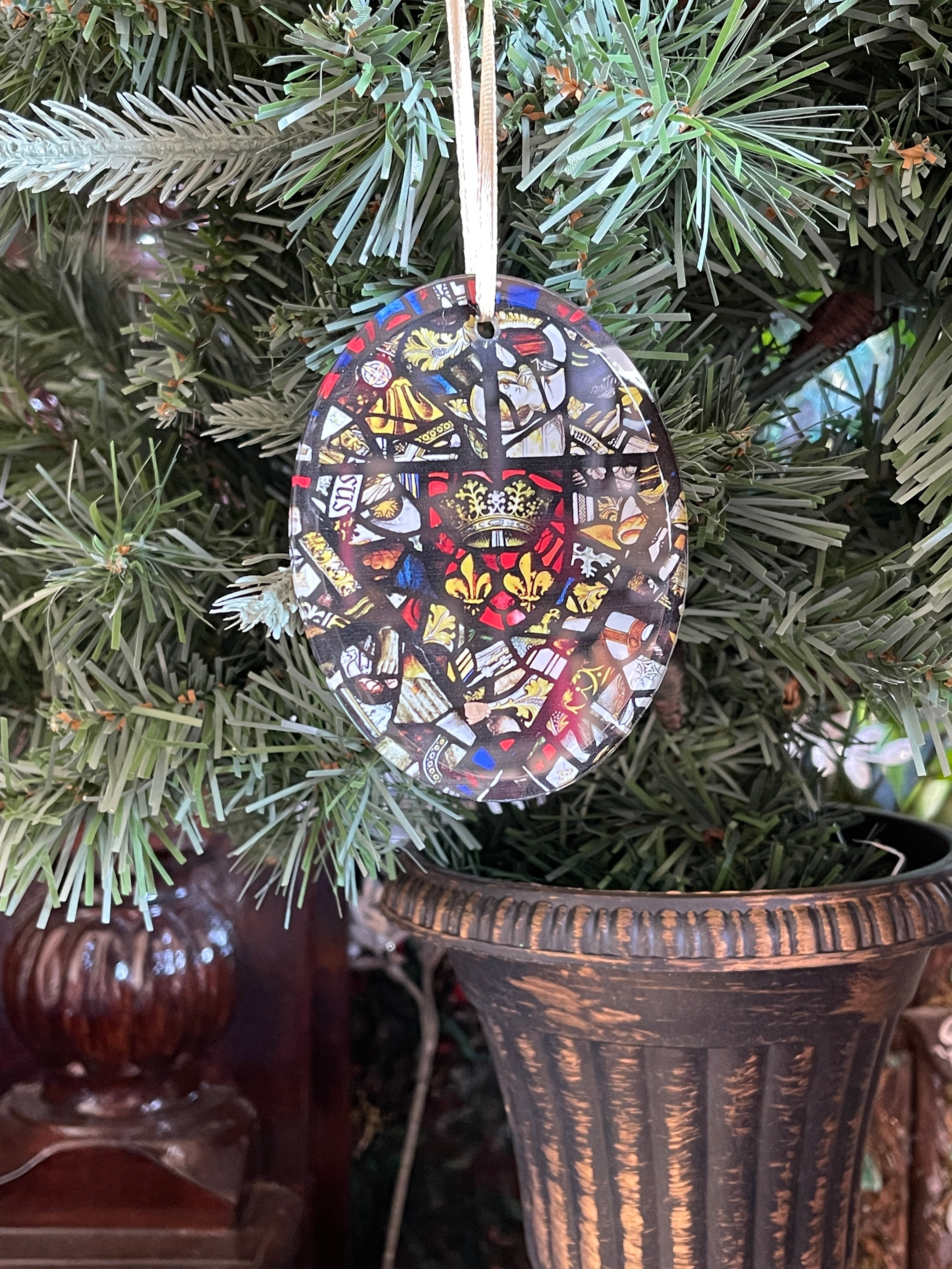 クリスマス ステンドグラスFlight into Egyptグラスマスターズ社  