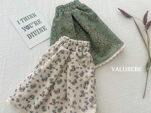 【予約/特典】valu bebe / Garnet flower skirt