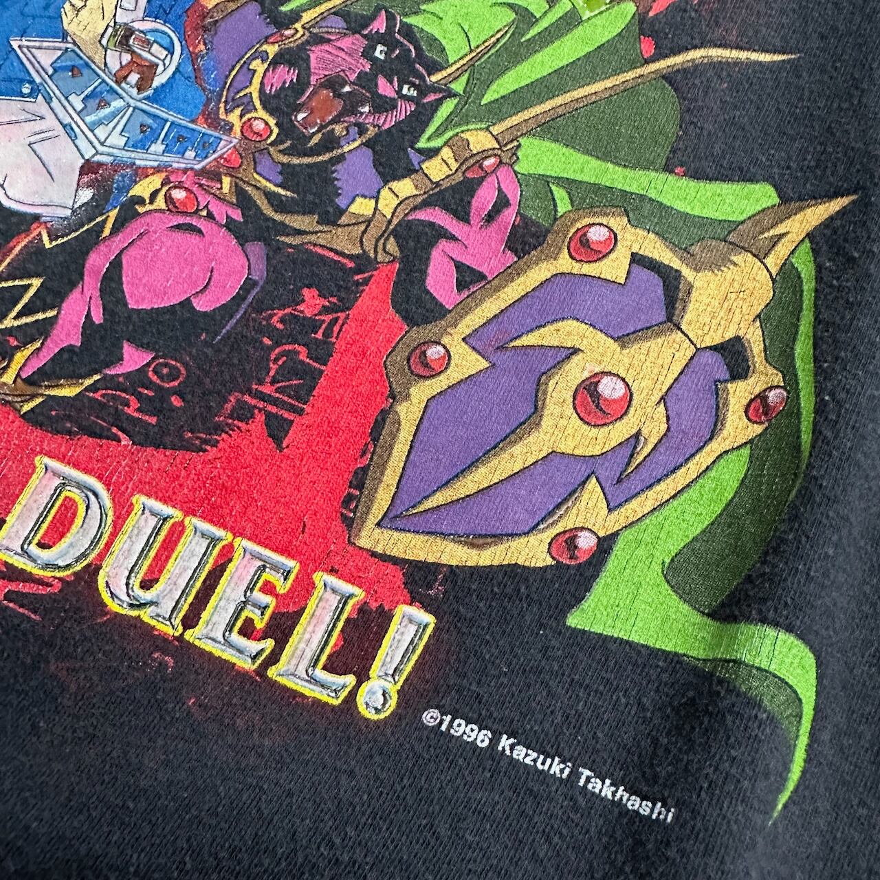 遊戯王 城之内 Mサイズ程度 アニメTシャツ 黒 | RUFFY 遊戯王 城之内 Mサイズ程度 アニメTシャツ 黒 | RUFFY