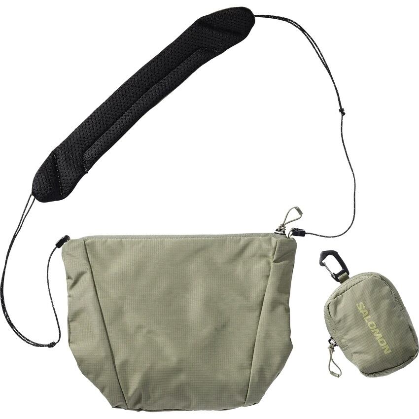 SALOMON サロモン ユニセックスクロスボディバッグ SALOMON（サロモン）ACS 2 REVISED -DEEP LICHEN GREEN / BLACK ユニ