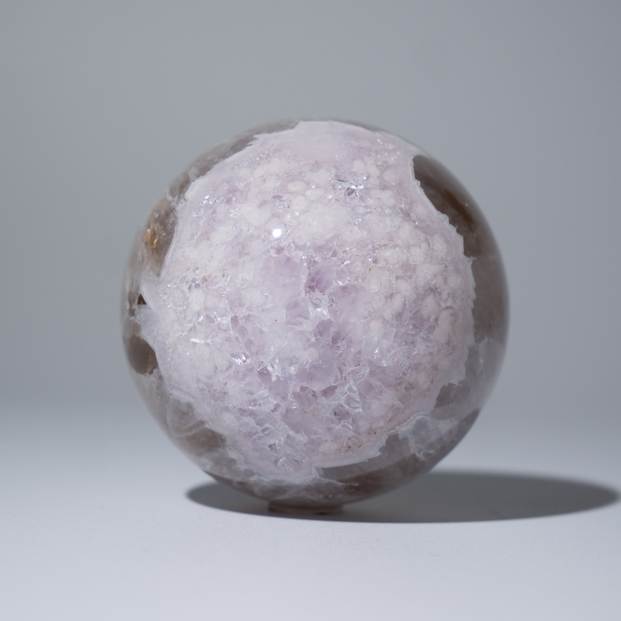 アメシスト アゲート スモーキークォーツ【φ6.0cm】 / スフィア