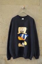 Half-face print sweatshirt