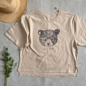 子グマのゆったりTシャツ　(生地はしっかり◎)