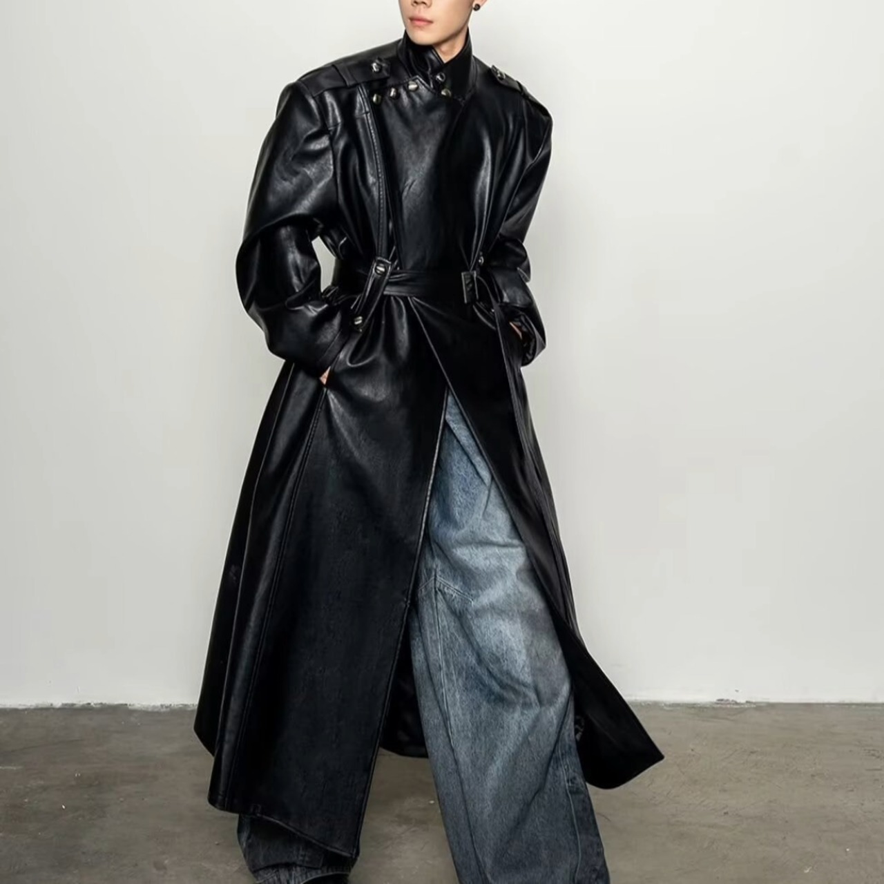 Belted Long Coat　TB2623・画像6
