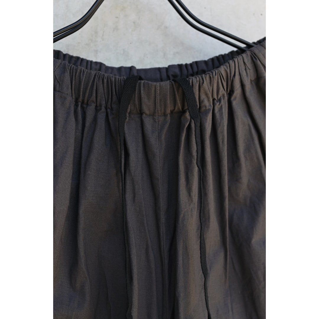 ゴーシュ】Lady's 20/1ポプリン クロップドワイドパンツ