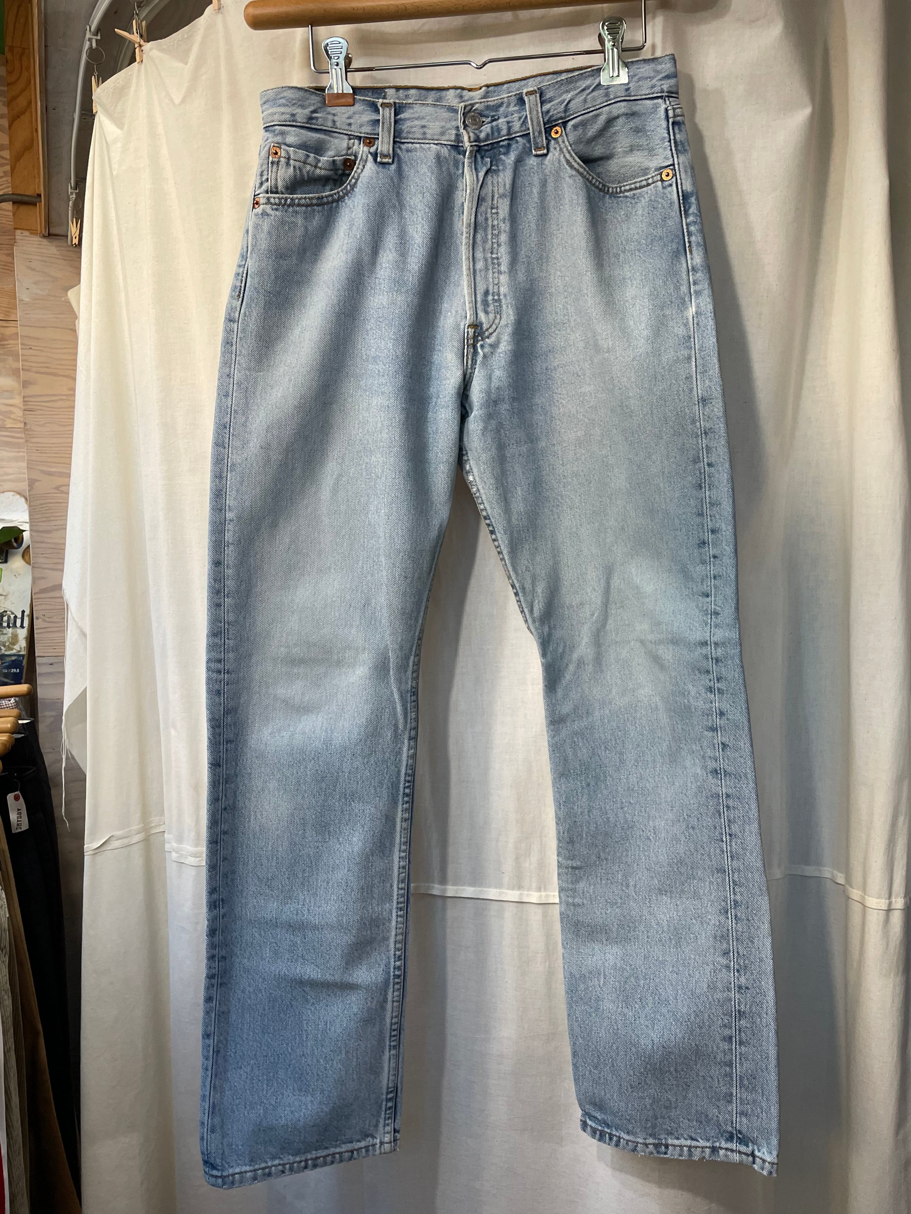 Spain製 Euro Levi's 501 ストレートデニム W30 ユーロリーバイス