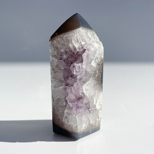 アゲート×アメジストタワー07◇Agate×Amethyst Tower◇天然石・パワーストーン