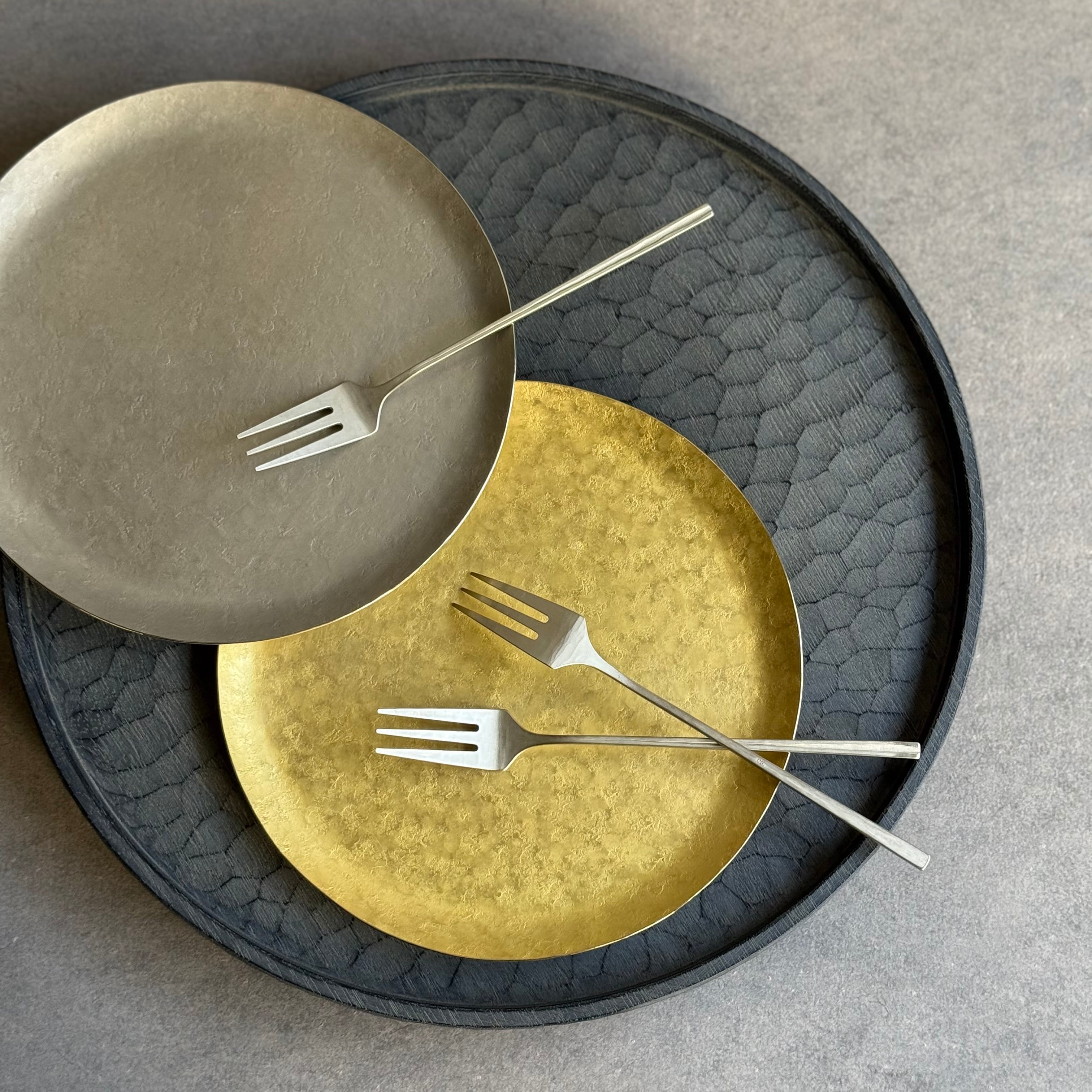 奥澤華 中皿 (真鍮) | gallery 一白