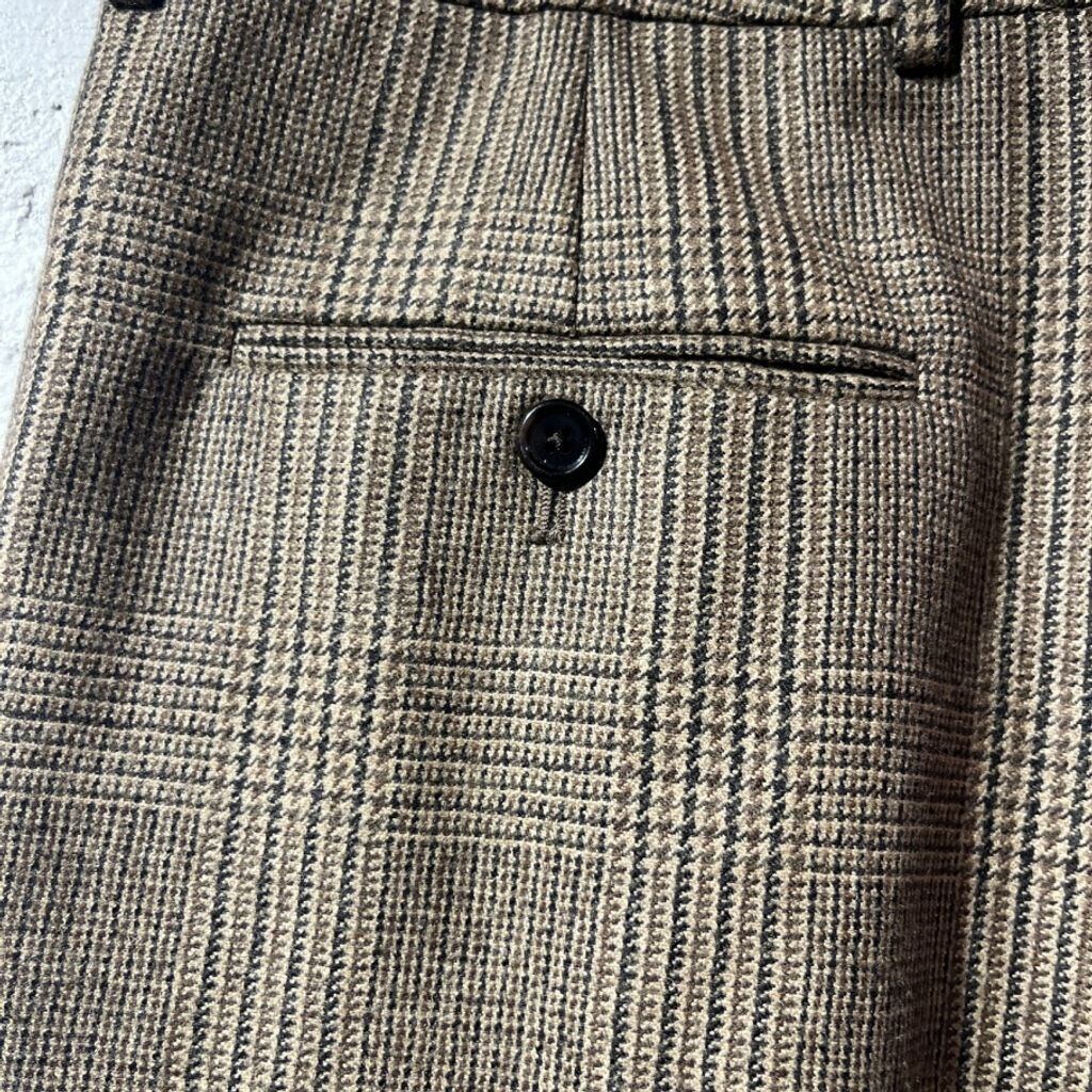 CELINE セリーヌ 21AW Skate Pants Prince Of Wales Check Wool