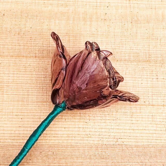 Item991 【キット】ヴェネチアンガラス ローズ ガラスの薔薇 Sサイズ