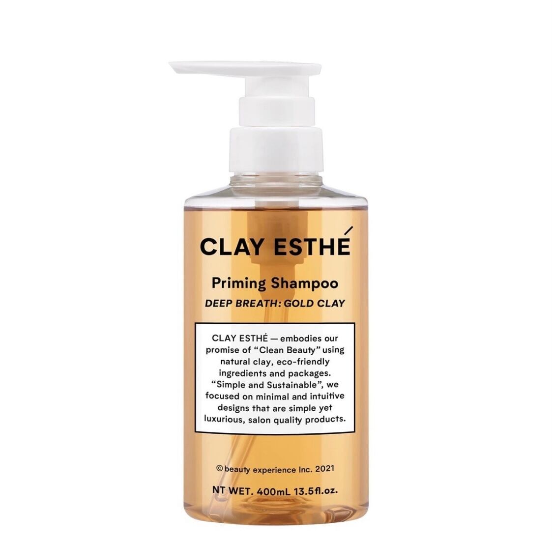 クレイエステ プライミングシャンプー ゴールドクレイ 400ml
