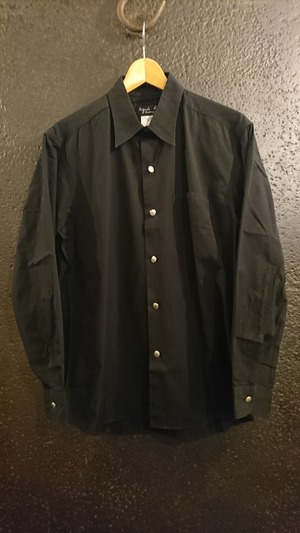 agnes.b "BLACK COLOR SHIRTS" Made in Japan