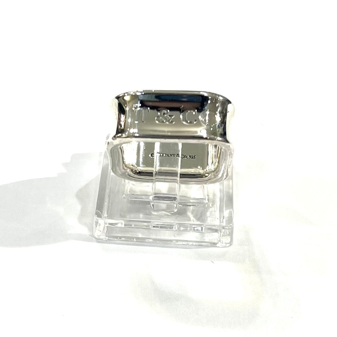 TIFFANY&CO.】【5.5-6号】2603 T&CO 1837 スクエアリング／シルバー925