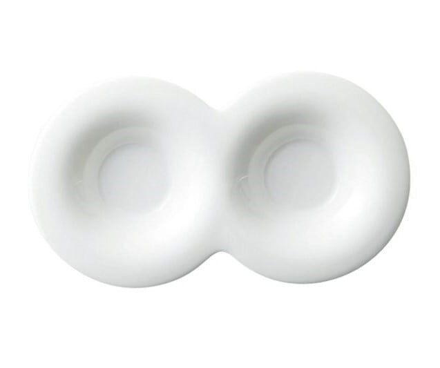 comodo コモド Wソーサー カフェ食器 白磁