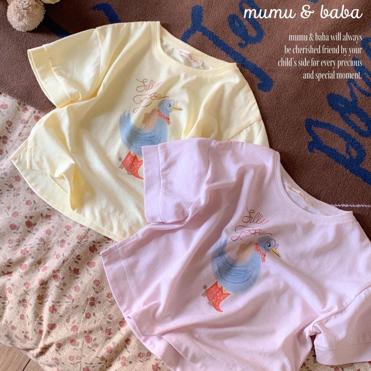 «予約»«mumu&baba»«ジュニアサイズあり» ファームトップス 2colors