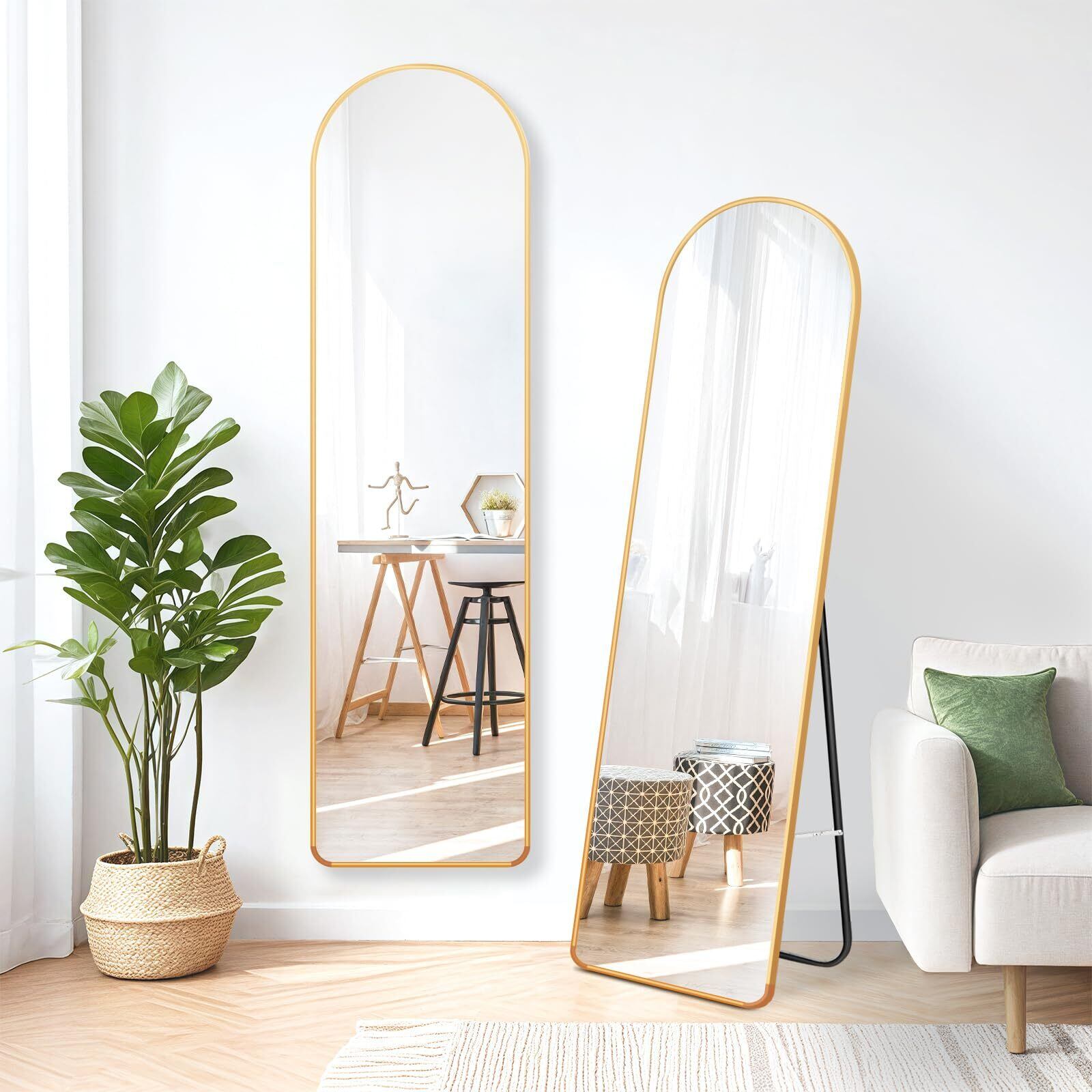 姿見鏡 120cm×70cm WW ホワイトウォッシュ オールドチーク無垢材 全身
