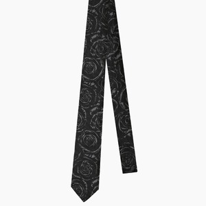 LAD MUSICIAN【ラッドミュージシャン】ROSE TIE (ITEM NO:2224-920 BLACK × CHARCOAL/ SIZE:F)
