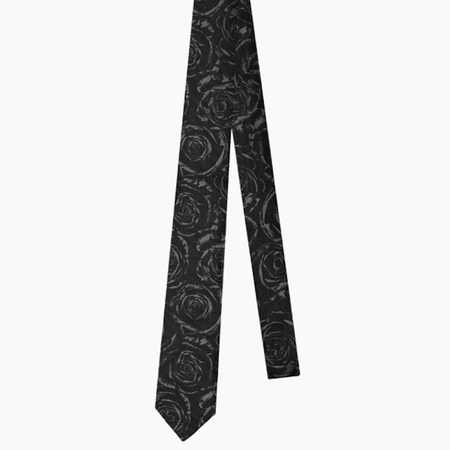 LAD MUSICIAN【ラッドミュージシャン】ROSE TIE (ITEM NO:2224-920 BLACK × CHARCOAL/ SIZE:F)