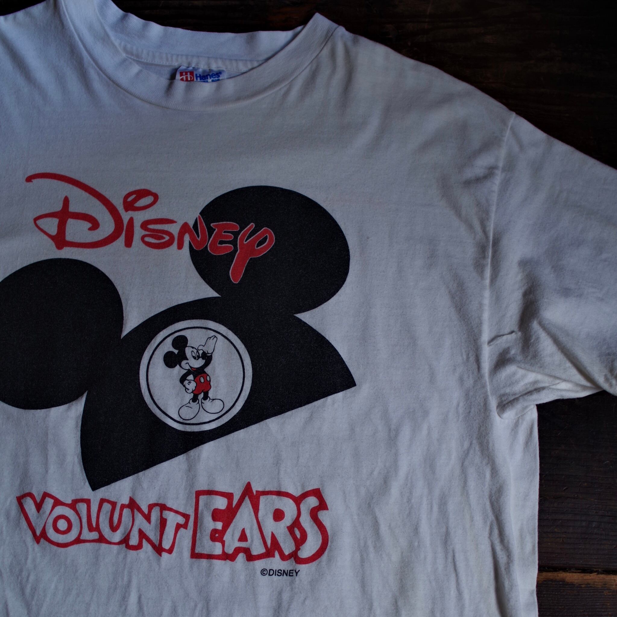 90's DISNEY VOLUNT EARS Tee / Micky Mouse Print Tee / 90年代 ...