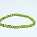 ペリドット ブレスレット 5mm メール便可 一点物 111-50659