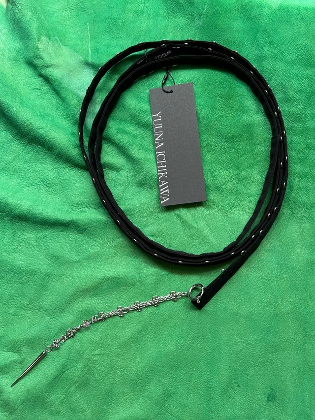 YUUNAICHIKAWA Hook Tape Eye Chain Belt