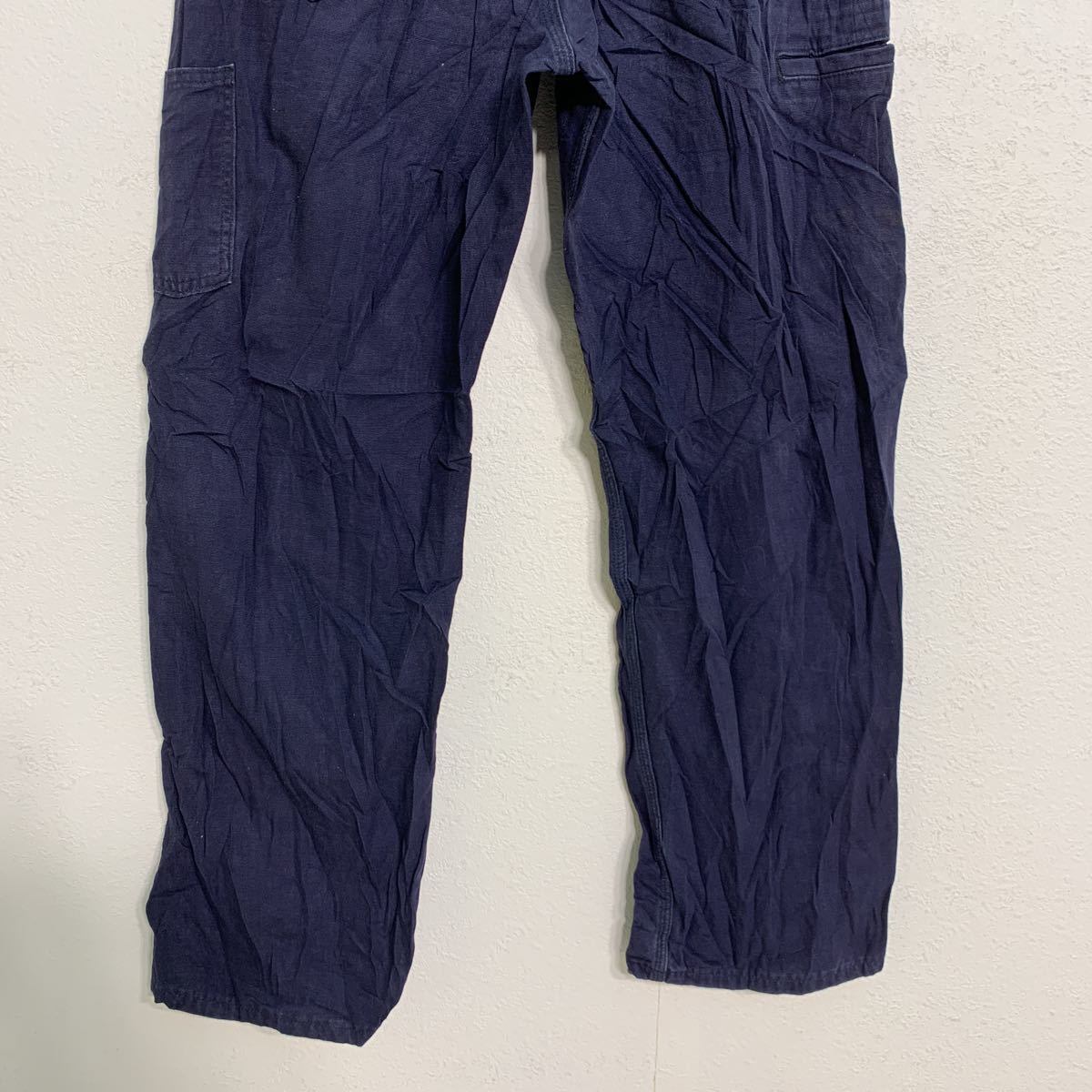 Carhartt ワークパンツ W34 ネイビー カーハート FRB159 ストリート