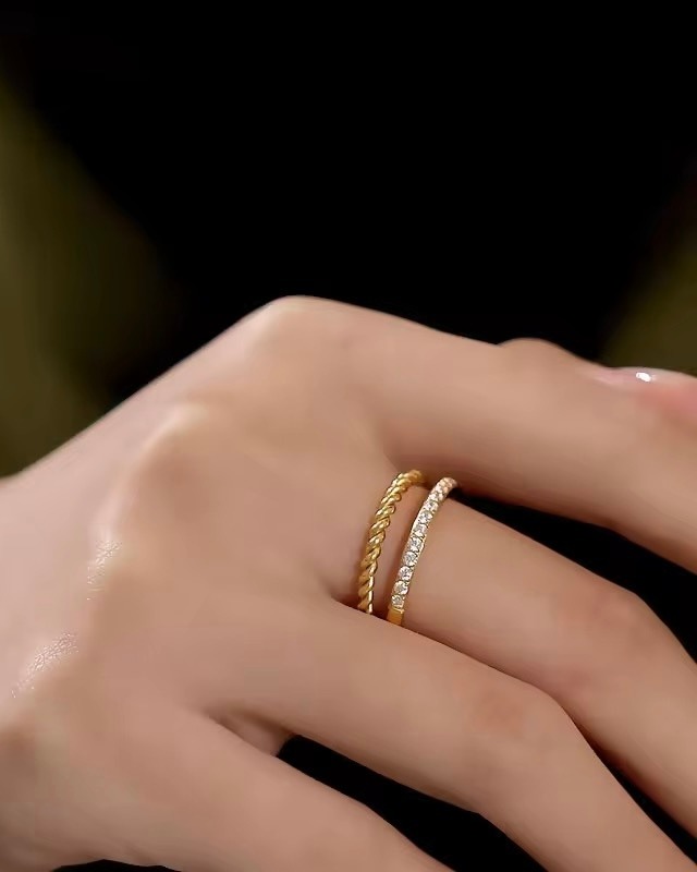 Layered zirconia ring【アレルギー対応】
