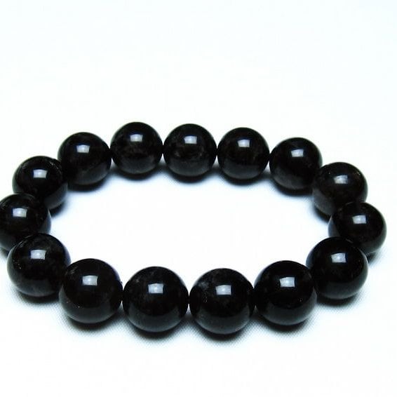 モリオン 黒水晶 ブレスレット 14mm 一点物 メール便可 [M便 1/10] 111-46260