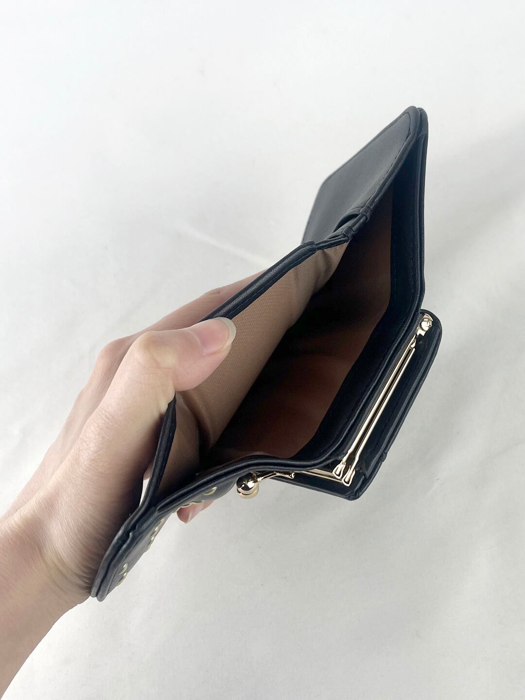 しあわせ♡ハートのがま口折財布_JW-0629 | sunny side(サニーサイド)
