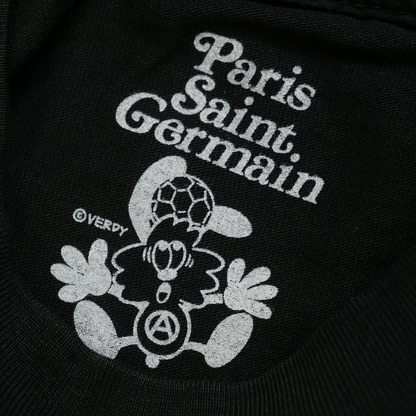 日本未発売 黒PARIS SAINT-GERMAIN X VERDY Ｔシャツ