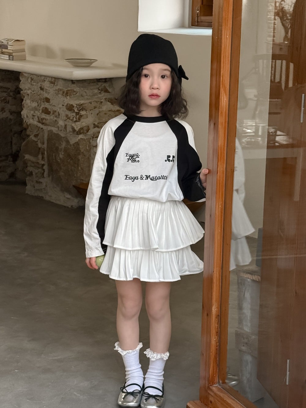 QutieFrash ドラゴン刺繍 黒白フリルミニスカート QutieFrash ドラゴン刺繍 黒白フリルミニスカート QutieFrash ドラゴン