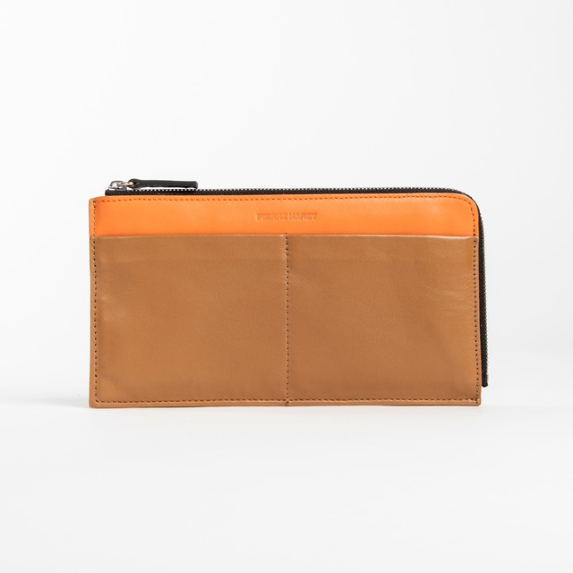 PIERRE HARDY　MAXI WALLET　COGNAC ORANGE BLACK