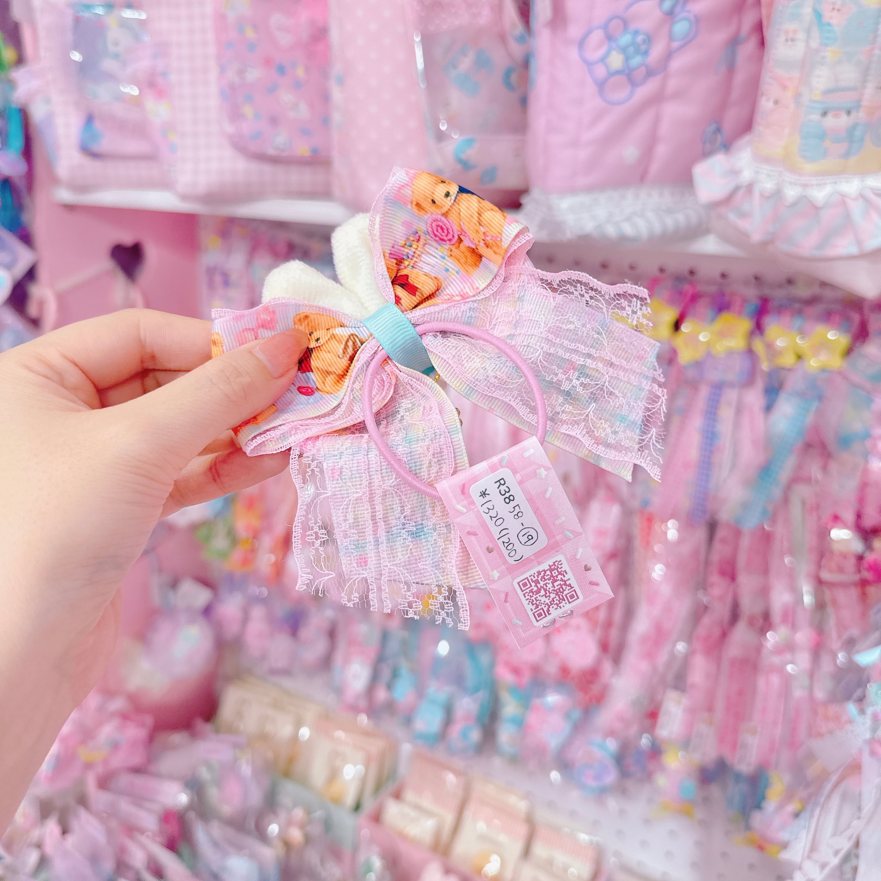 【R38】58-19うさみみヘアゴム