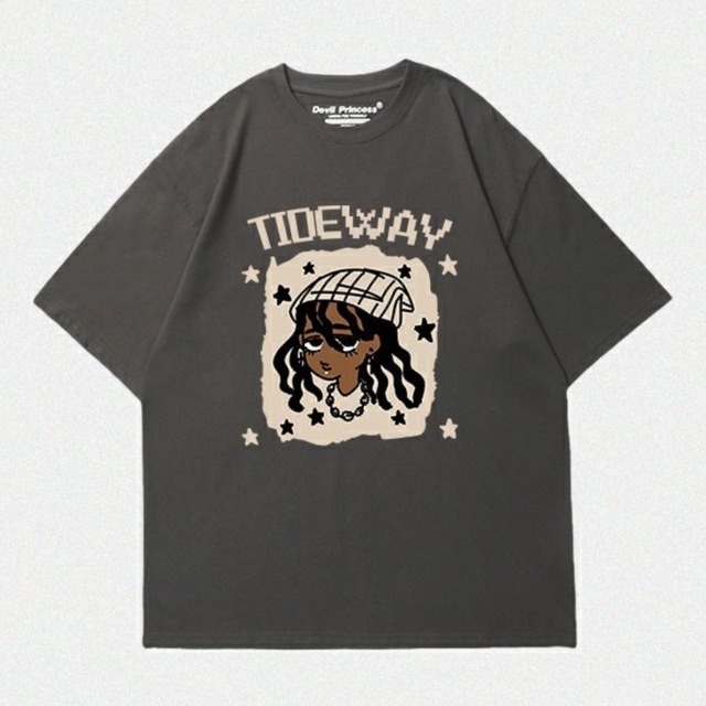 ストリート風ルーズTシャツ　　K16976