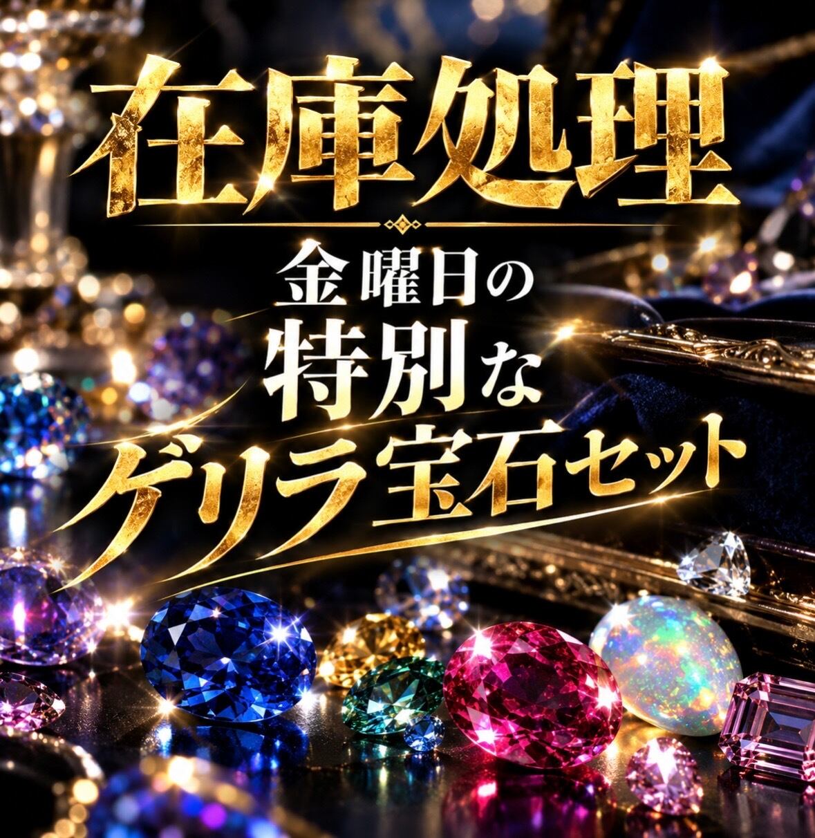 宝石セット 在庫処理】金曜日の特別なゲリラ宝石セット✨ [DK-1927］ | 宝石屋