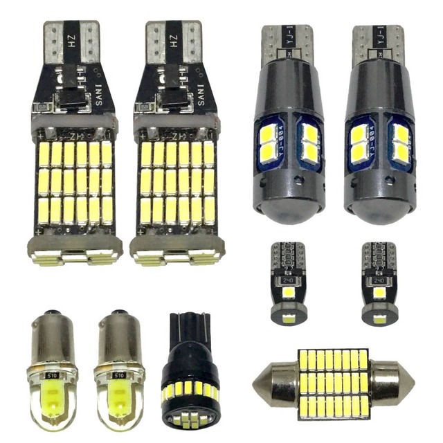 U14 ブルーバード 超豪華版 適合パーツ T10 LED ルームランプ ナンバー灯 バックランプ スモール 読書灯 ウェッジ球 日産