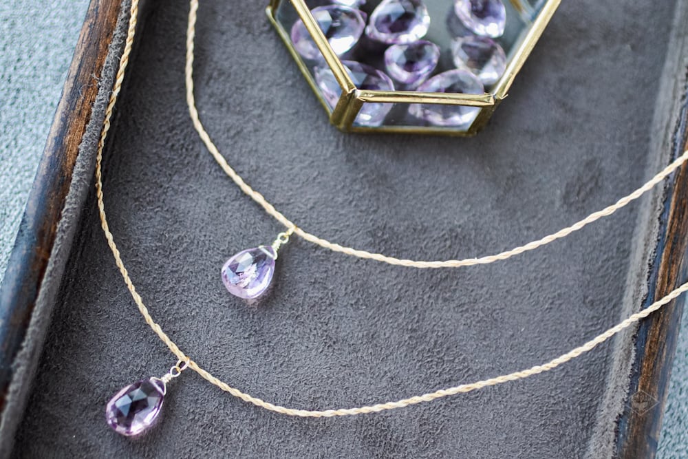 1月2月限定！【おとぎ話の主人公のネックレス】ピンクアメジスト | AOIFARM