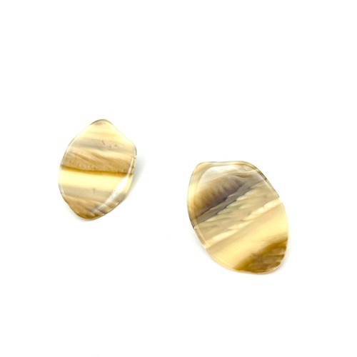 marble plate ye pierce,earring