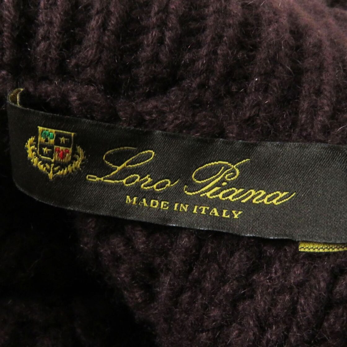 極美品◎伊製 LoroPiana ロロピアーナ レディース カシミヤ100  