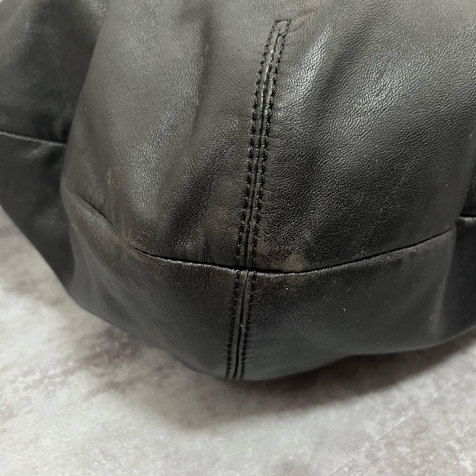 COACH】コーチ ショルダーバッグ ブラック レザー F13731 レディース