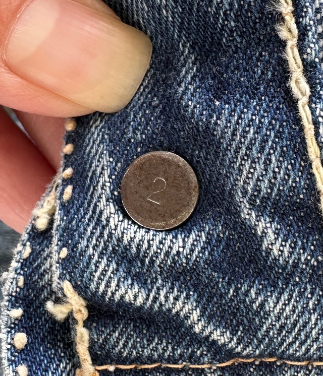 -Levi's- Vintage 60s 501 BIGE Denim Pants