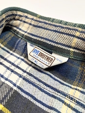 80s FIVE BROTHER FLANNEL SHIRT MADE IN USA Size XL