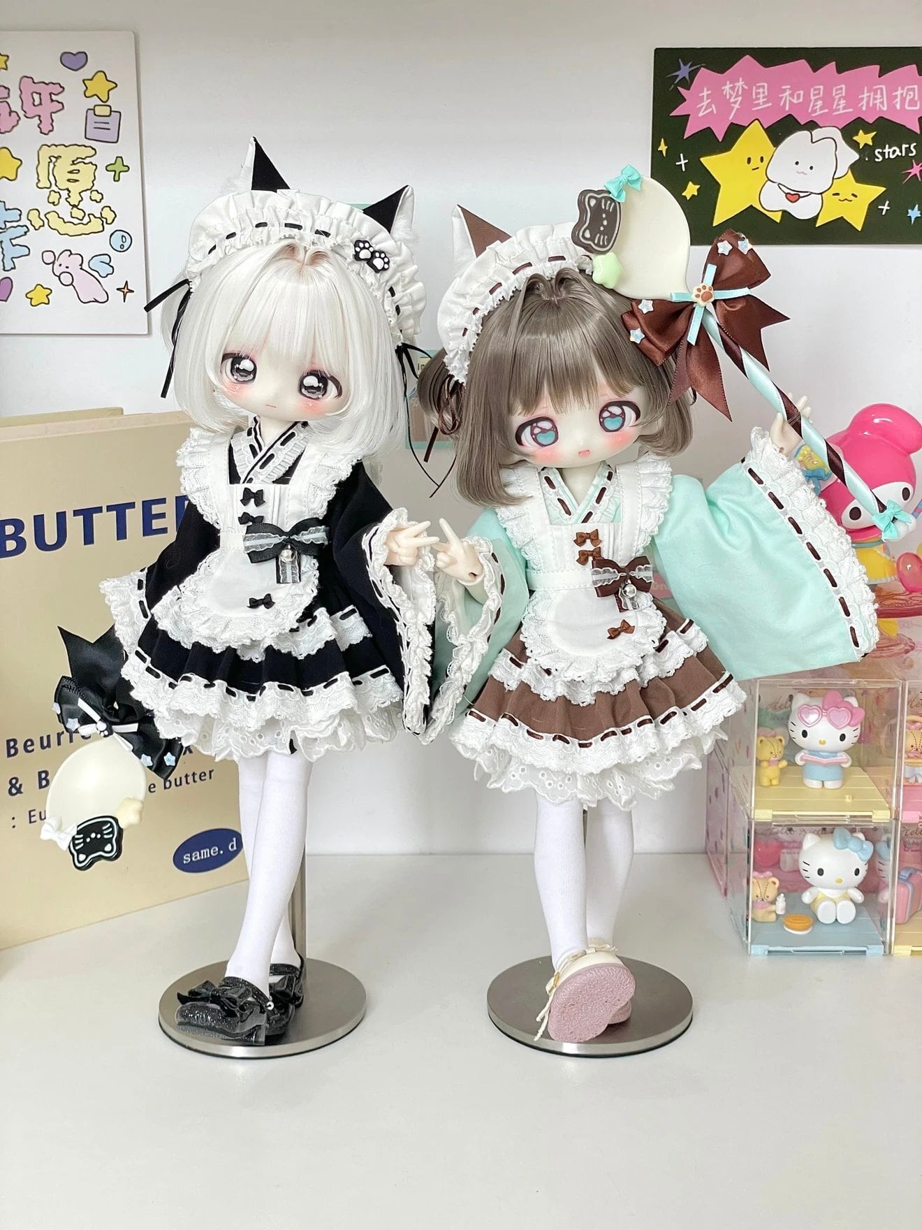 セット！芸星【Meteor】1/6 1/4 bjd四分娃衣娃娃服装套装 BJD娃衣4分普