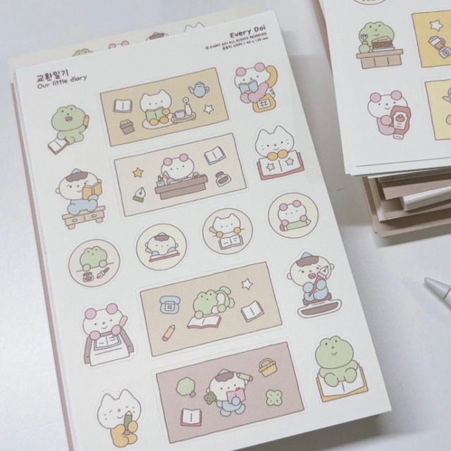 every doi〔sticker -Froggy rain day- 〕