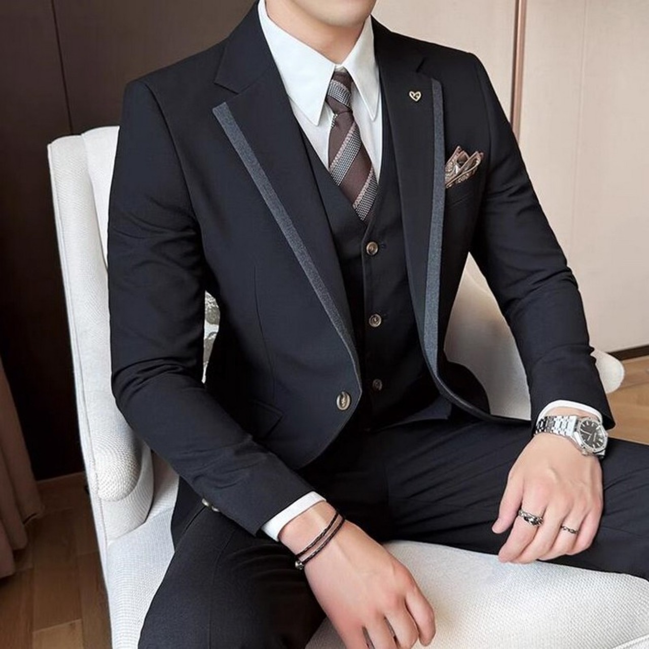 slim fit casual 3piece 00018