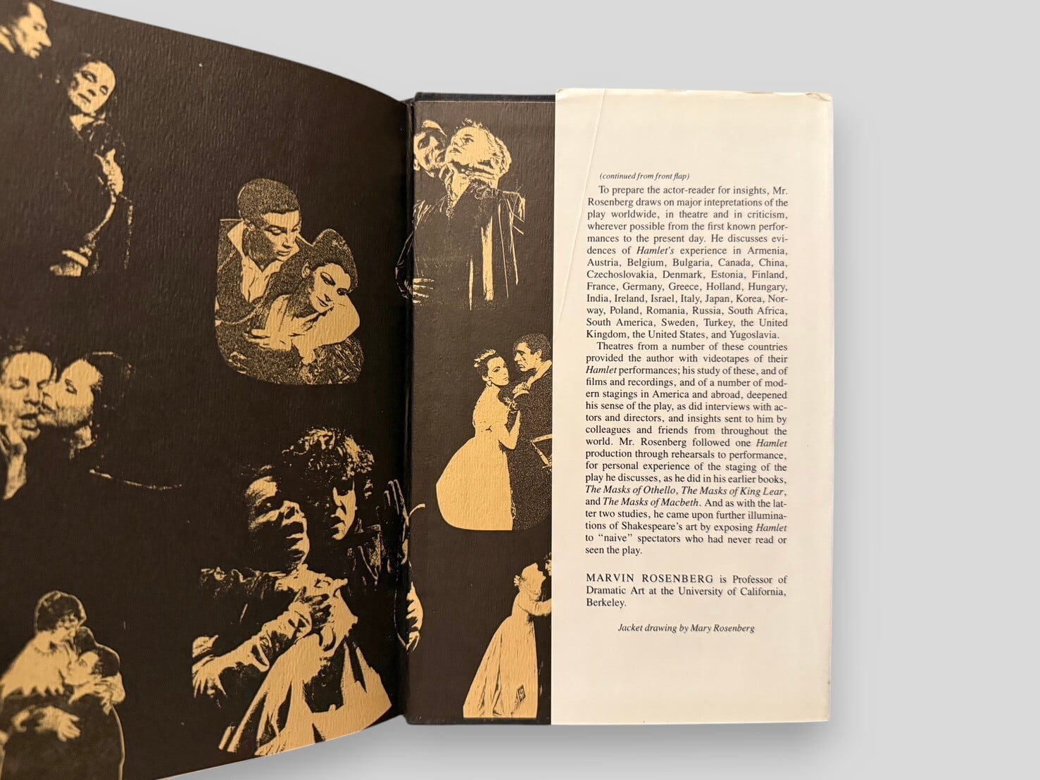SL1240】【FIRST EDITION】The Masks of Hamlet(1992) /Marvin