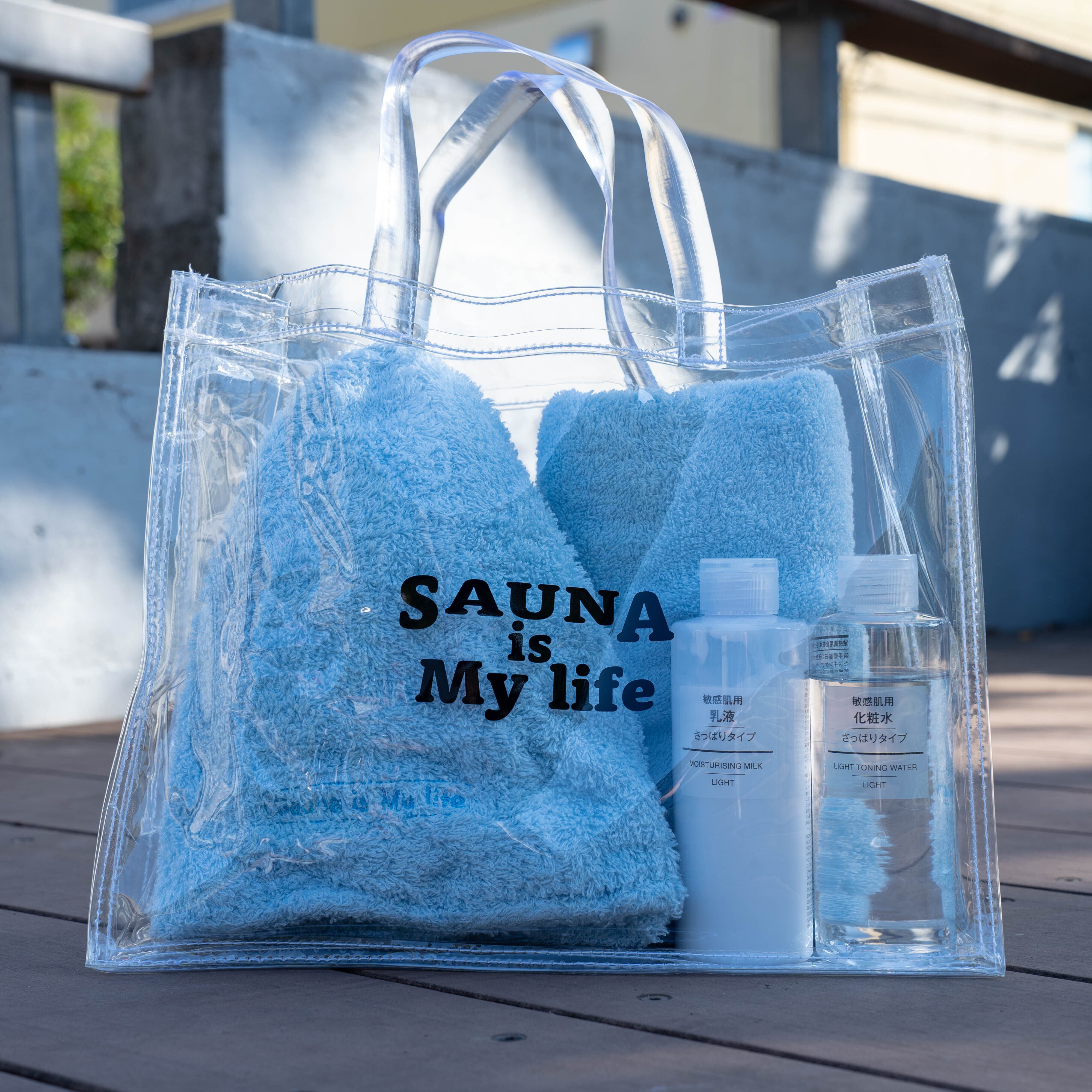 透明ビニールバック | サウナイズマイライフ/Sauna is My life